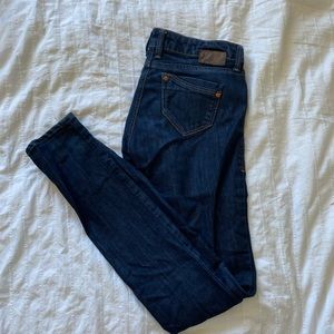 Mavi dark dark blue Alexa mid-rise skinny jeans